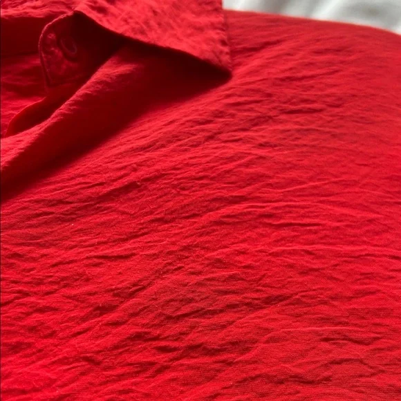 Dynamite Red Frida Button-Down Shirt - Picture 7 of 7